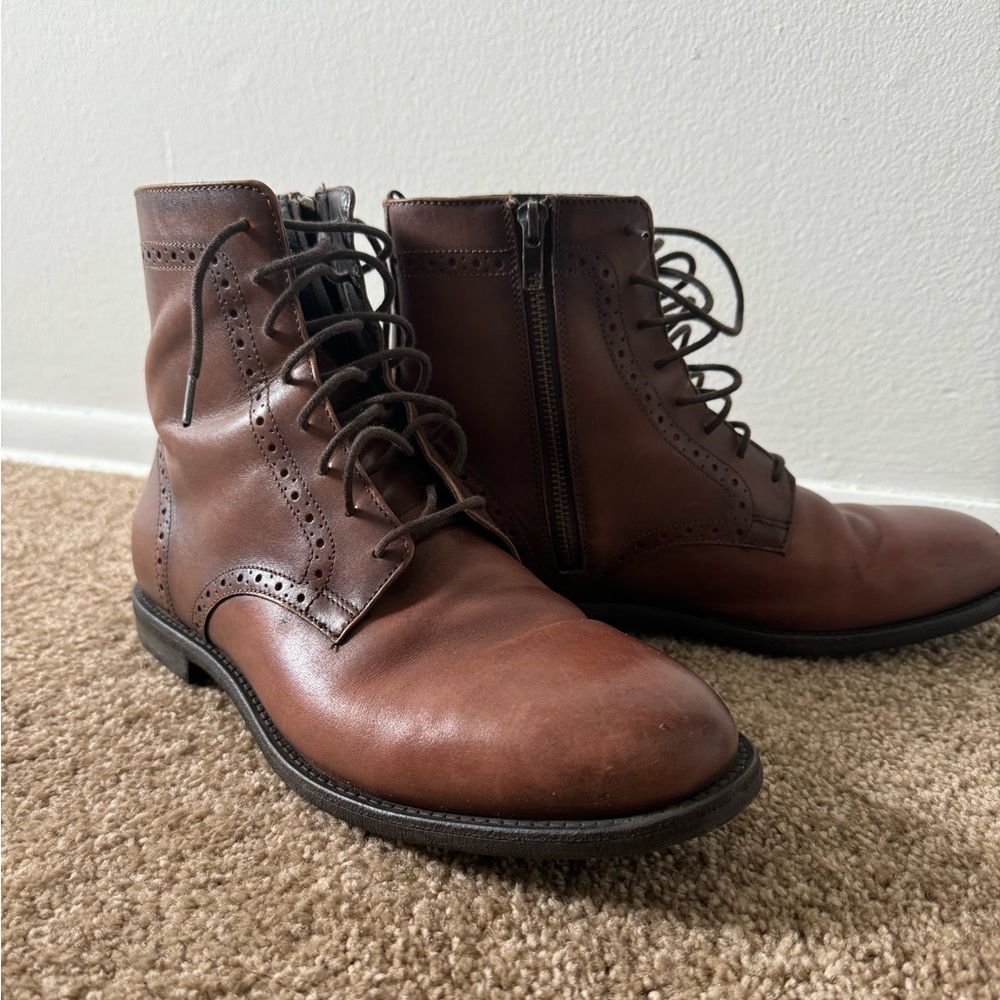 Zara boots , good condition, size 10M , brown